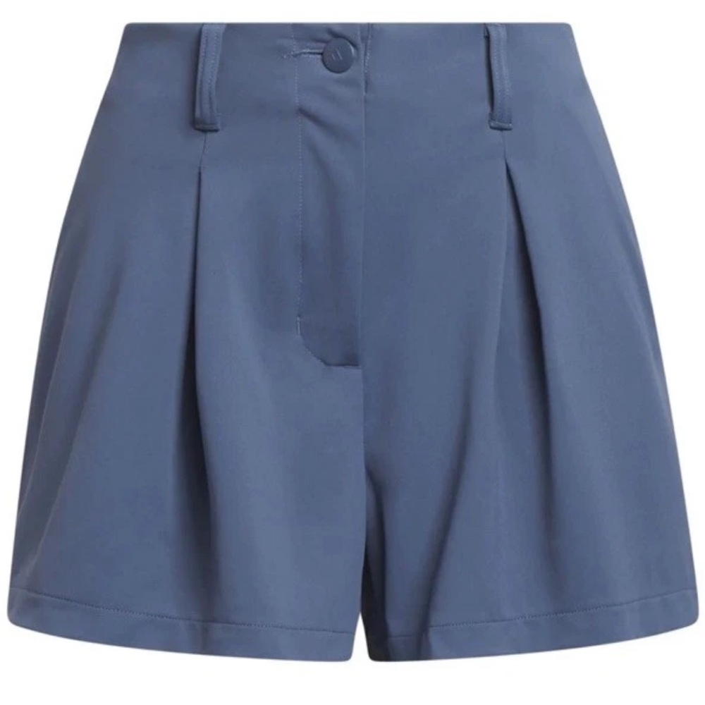 Adidas Go-To Pleated Preloved Ink Shorts Women Golf Active Elastic Waist Large